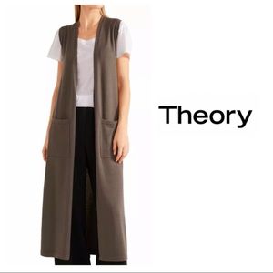 Theory Torino Sleeveless Duster Cardigan